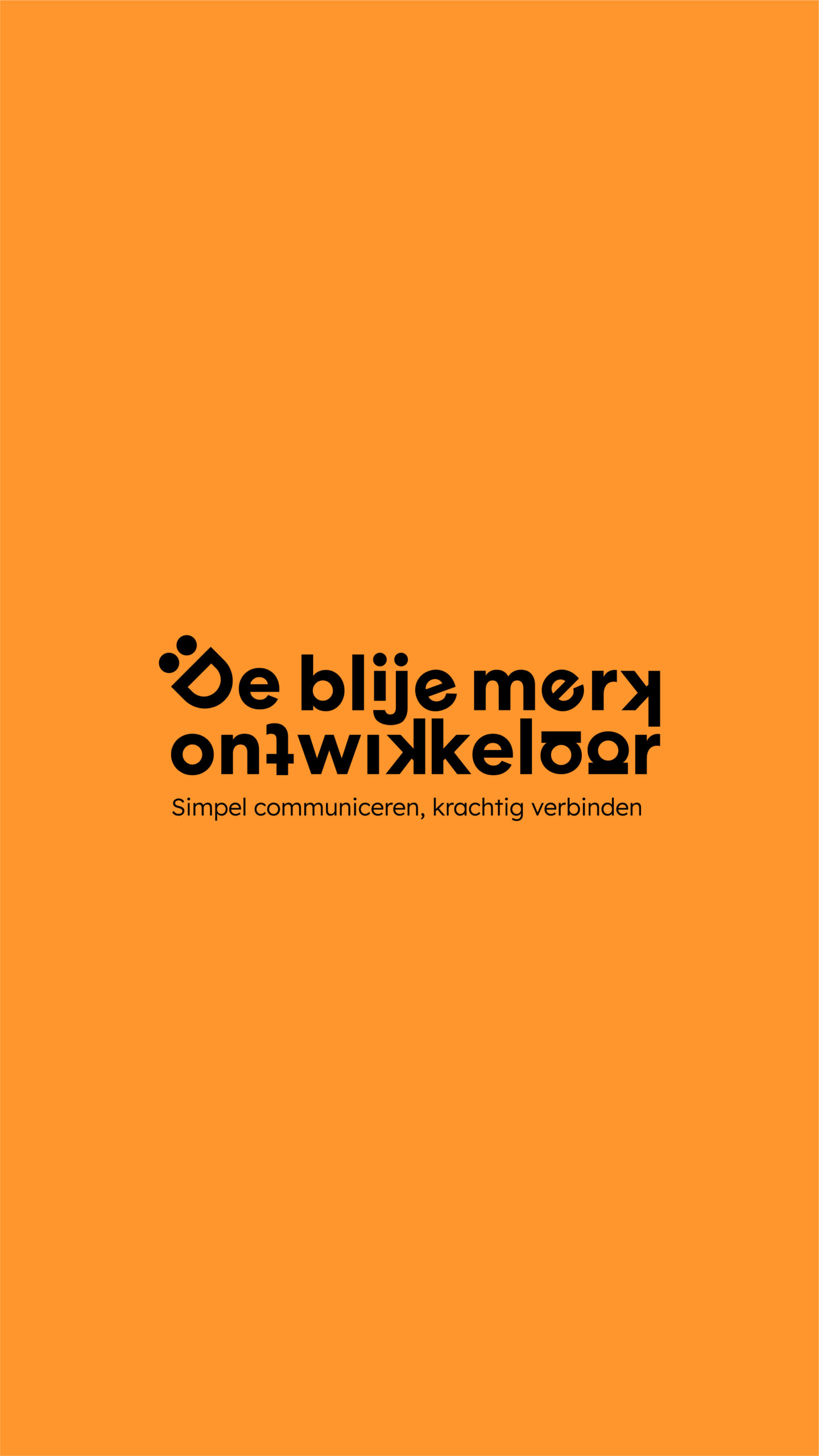 De blije merkontwikkelaar logo